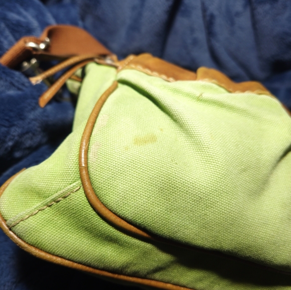 Fossil Cottagecore Vintage Green and Brown Women's Bag - Picture 2 of 6